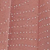 Baby Pink Rhinestone Embellished Saree with Stone Border