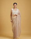 Mohey Women Gold Organza Strut Elegance Saree image number 0