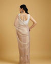 Mohey Women Gold Organza Strut Elegance Saree image number 4