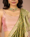 Mohey Women Pista Green Saree