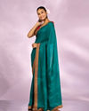 Mohey Women Ethereal Rama Green Saree