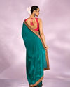 Mohey Women Ethereal Rama Green Saree