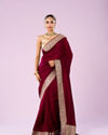 Maroon Majesty Women Saree