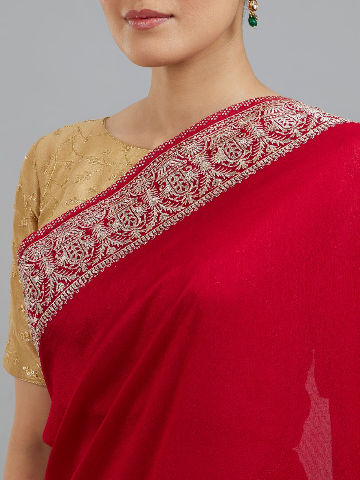 Mohey Women Pink Elegance Art Silk Saree