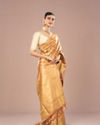 Mohey Women Peach Bliss Traditional Saree