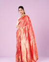 Mohey Women Pink Festive Delight Saree