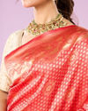 Mohey Women Pink Festive Delight Saree
