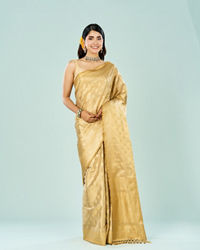 Mohey Women Enchanting Beige Saree