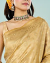 Mohey Women Enchanting Beige Saree