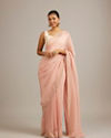 Mohey Women Light Pink Elegance Saree