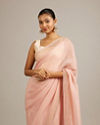 Mohey Women Light Pink Elegance Saree