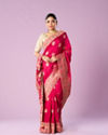 Gorgeous Pink Elegance Saree