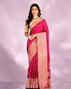 Elegant Rani Pink Saree