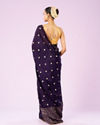 Mohey Women Lavish Royal Purple Saree