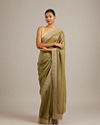 Emerald Elegance Saree