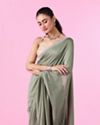 Mohey Women Pista Green Elegant Saree