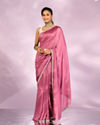 Mohey Women Dusty Pink Silk Elegance Saree