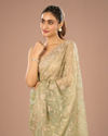 Mohey Women Pista Green Enchantress Saree