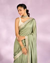 Mohey Women Emerald Elegance Saree