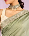 Mohey Women Emerald Elegance Saree