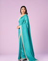 Mohey Women Aqua Radiance Saree