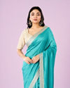 Mohey Women Aqua Radiance Saree