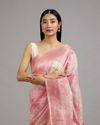 Mohey Women Vibrant Pink Elegance Saree