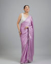Chinon Purple Elegance Saree