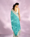 Mohey Women Exquisite Light Blue Saree