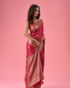 Mohey Women Radiant Pink Elegance Saree