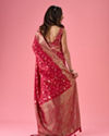 Mohey Women Radiant Pink Elegance Saree
