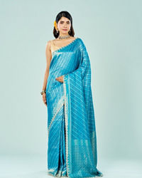 Mohey Women Blue Elegance Saree