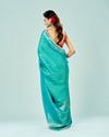 Mohey Women Festive Rama Green Elegance Saree