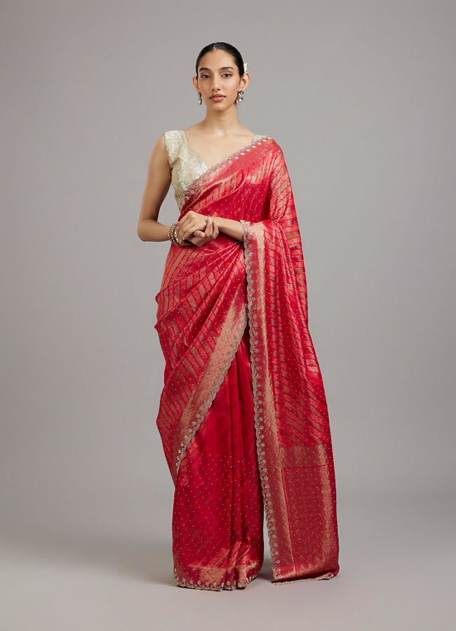 Mohey Women Regalia Rani Silk Saree