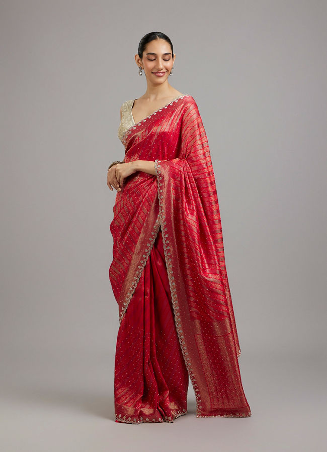 Mohey Women Regalia Rani Silk Saree