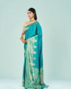 Mohey Women Elegance Defined Rama Green Saree
