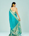 Mohey Women Elegance Defined Rama Green Saree
