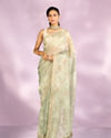 Pista Green Organza Saree
