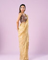 Mohey Women Sunshine Elegance Organza Saree