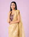 Mohey Women Sunshine Elegance Organza Saree