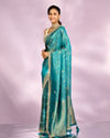 Mohey Women Emerald Enchantment Saree