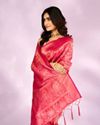 Mohey Women Magical Pink Celebration Saree