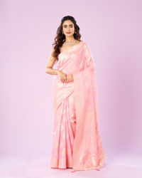 Mohey Women Pink Elegance Saree