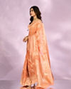 Mohey Women Celestial Orange Charm Saree