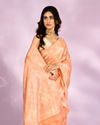 Mohey Women Celestial Orange Charm Saree