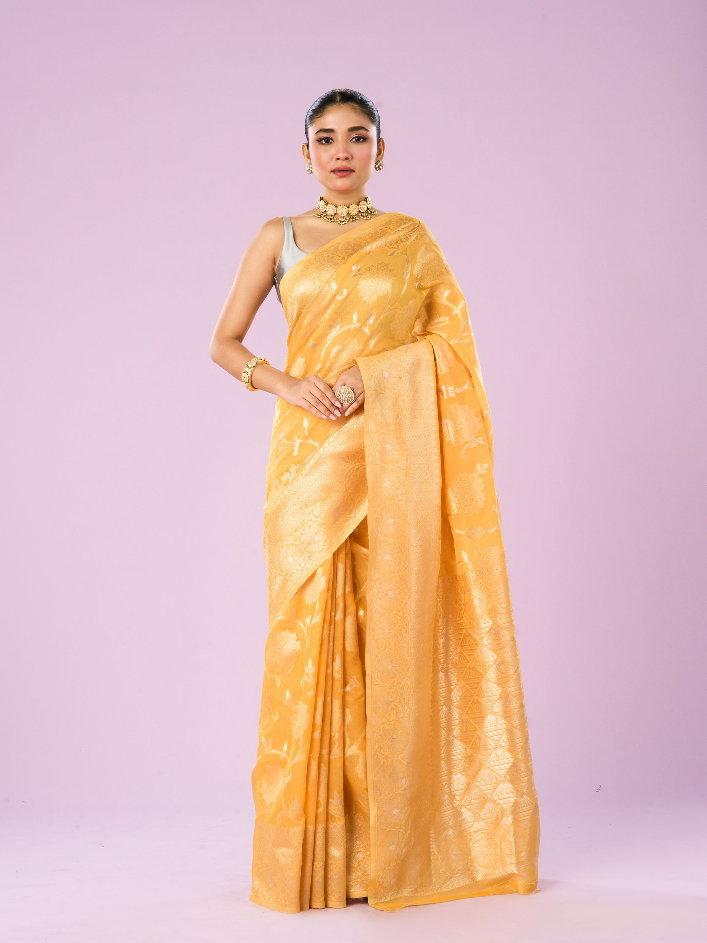 Mohey Women Sunlit Glow Saree
