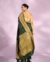 Mohey Women Enthralling Emerald Elegance Saree