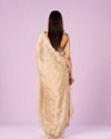 Mohey Women Fawn Chinon Elegance Saree
