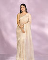 Elegance Redefined Cream Saree