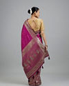 Mohey Women Wine Elegance Saree
